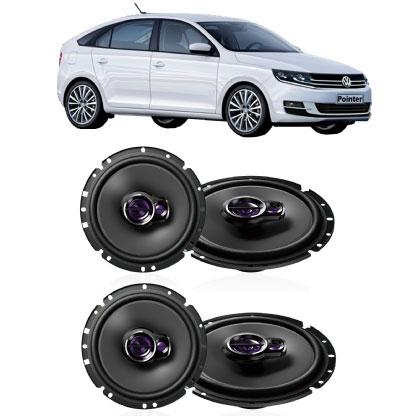 Kit Alto Falantes de Porta Pioneer Pointer Volkswagen Menor preço em Kit Alto Falantes de Porta Pioneer Pointer Volkswagen
