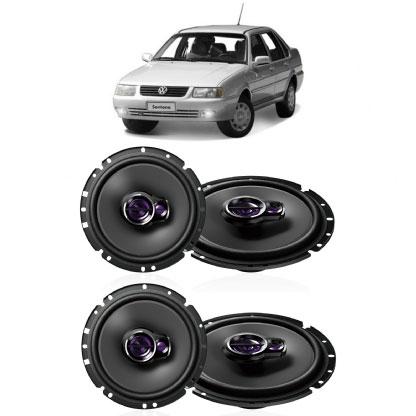 Kit Alto Falantes de Porta Pioneer Santana Volkswagen Menor preço em Kit Alto Falantes de Porta Pioneer Santana Volkswagen