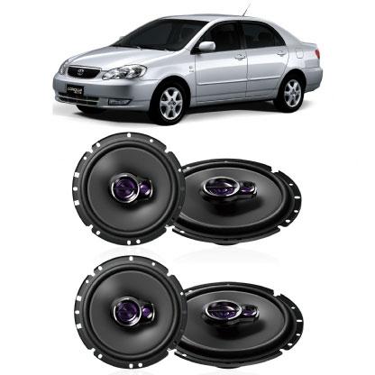 Kit Alto Falantes de Porta Pioneer Toyota Corolla 2003 Todos - Vinisound Menor preço em Kit Alto Falantes de Porta Pioneer Toyota Corolla 2003 Todos - Vinisound