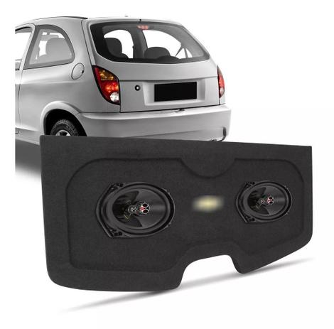Kit Alto Falantes Foxer 6x9 Polegadas 100W RMS + Tampão Porta Malas Celta 2000 a 2017 2 Pts Grafite Menor preço em Kit Alto Falantes Foxer 6x9 Polegadas 100W RMS + Tampão Porta Malas Celta 2000 a 2017 2 Pts Grafite
