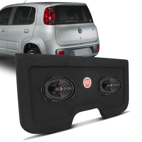 Kit Alto Falantes Foxer 6x9 Polegadas 100W RMS + Tampão Porta Malas Novo Uno 2011 a 2017 Grafite - Prime é boa?