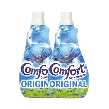 Kit Amaciante Comfort Concentrado Original 1L 2 unidades Menor preço em Kit Amaciante Comfort Concentrado Original 1L 2 unidades