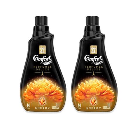 Kit Amaciante Comfort Intense Energy 1l 50 na 2ª unidade Menor preço em Kit Amaciante Comfort Intense Energy 1l 50 na 2ª unidade