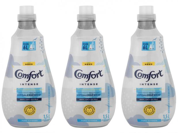 Kit Amaciante Comfort Puro Cuidado Intense - Concentrado 1,5L 3 Unidades é boa?
