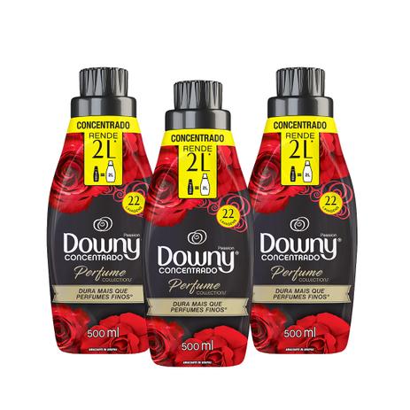 Kit Amaciante Downy 4X Concentrado - Passion 500ml com 3 unidades é boa?