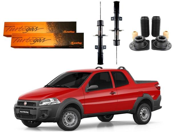 Kit amortecedor dianteiro cofap original fiat strada evo 1.4 2011 a 2020 Menor preço em Kit amortecedor dianteiro cofap original fiat strada evo 1.4 2011 a 2020