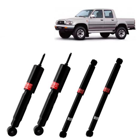 Kit Amortecedores Kyb Toyota Hilux SR5 Pick Up 4x4 1997 Até 2004 - Kayaba steering Menor preço em Kit Amortecedores Kyb Toyota Hilux SR5 Pick Up 4x4 1997 Até 2004 - Kayaba steering