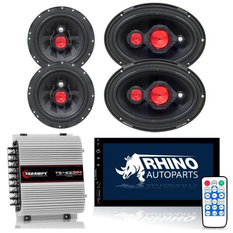 Kit Amplificador TS-400X4 + Multimídia MP5 2Dim + 4 Alto Falante Bomber 6 E 6x9 Polegadas - M2m + bomber Menor preço em Kit Amplificador TS-400X4 + Multimídia MP5 2Dim + 4 Alto Falante Bomber 6 E 6x9 Polegadas - M2m + bomber