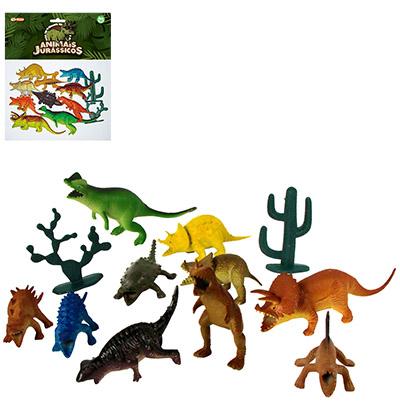 Kit animal dinossauro de pvc jurassicos medio com 12 pecas sortidas - Mielle Menor preço em Kit animal dinossauro de pvc jurassicos medio com 12 pecas sortidas - Mielle