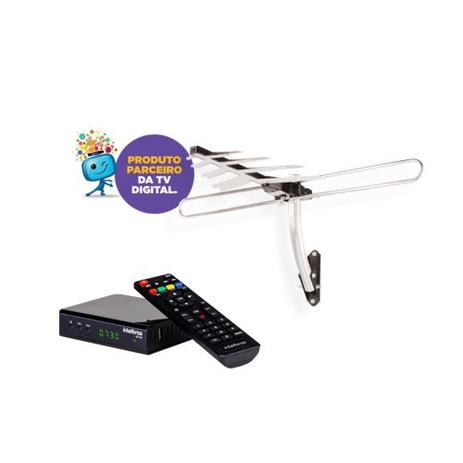 Kit Antena de TV Digital AE 4010 + 1 Conversor Digital CD 730 Intelbras Menor preço em Kit Antena de TV Digital AE 4010 + 1 Conversor Digital CD 730 Intelbras