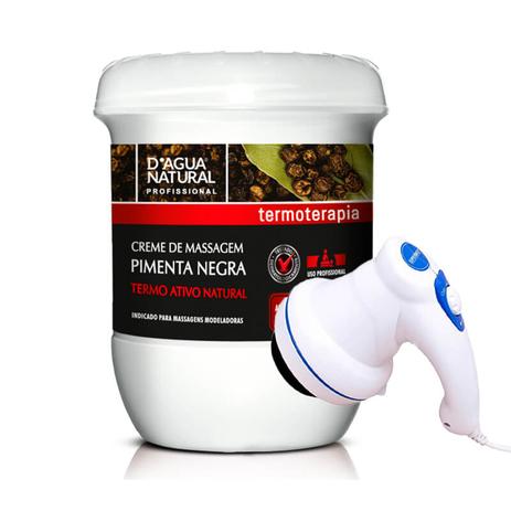 Kit Anti Celulite Pimenta Negra Dagua Natural + Massageador voltagem: 220v - Supermedy é boa?