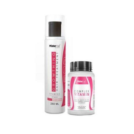 Kit Anti-Queda Vitamínico (Shampoo + Suplemento) - Mister hair é boa?