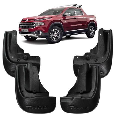Kit Apara Barro Lameira Fiat Toro 2016 a 2018 Protetor Flap - Camper Menor preço em Kit Apara Barro Lameira Fiat Toro 2016 a 2018 Protetor Flap - Camper