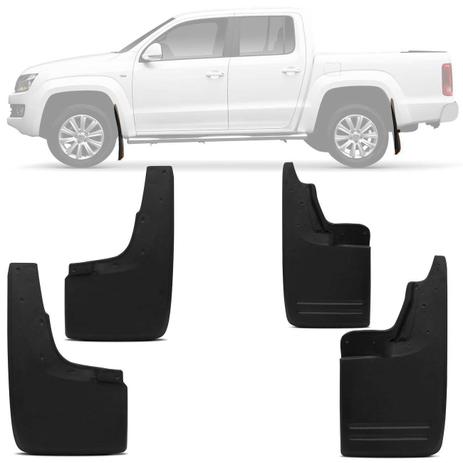 Kit Apara Barro Lameira Protetor Amarok 2011 2012 2013 2014 2015 2016 Preto 4 Peças - Metalplast é boa?