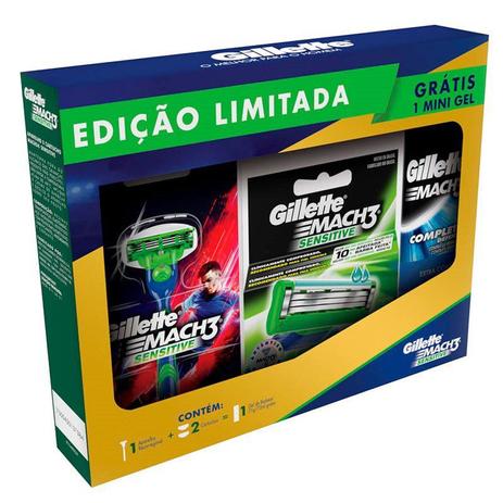 Kit Aparelho De Barbear Gillette Mach3 + 2 Cargas + Mini Gel é boa?