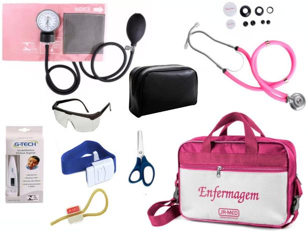 Kit Aparelho De Pressão com Estetoscópio Rappaport Premium Completo - Rosa Menor preço em Kit Aparelho De Pressão com Estetoscópio Rappaport Premium Completo - Rosa
