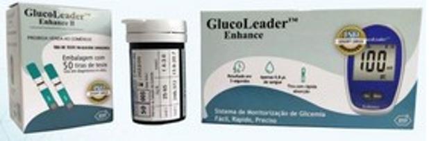 Kit Aparelho Glucoleader + 50 Tiras Menor preço em Kit Aparelho Glucoleader + 50 Tiras
