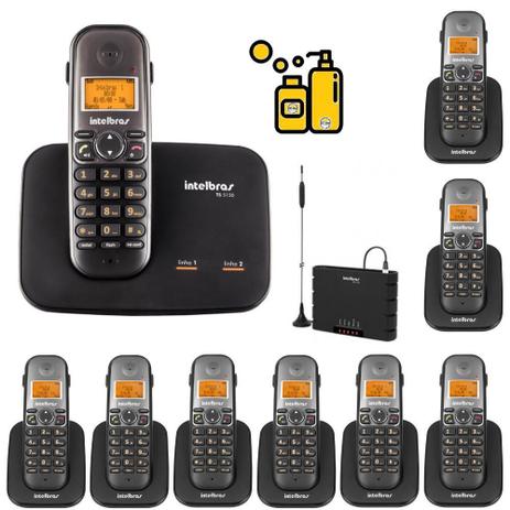 Kit Aparelho Telefone 2 Linhas Com 8 Ramal Bina Entrada Chip - Intelbras Menor preço em Kit Aparelho Telefone 2 Linhas Com 8 Ramal Bina Entrada Chip - Intelbras