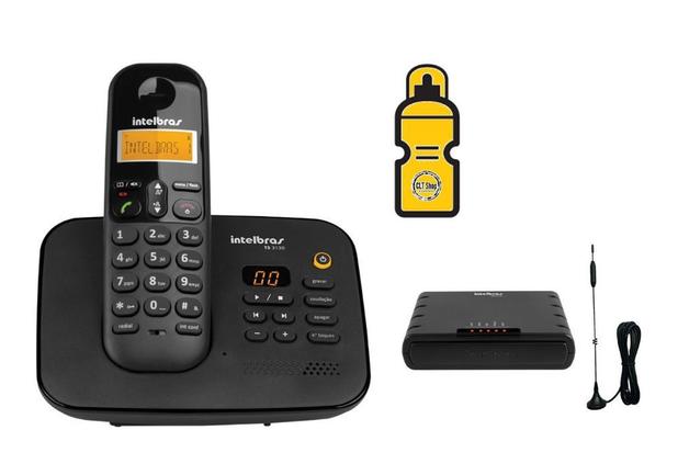 Kit Aparelho Telefone Secretaria Eletronica entrada p/ chip - Intelbras Menor preço em Kit Aparelho Telefone Secretaria Eletronica entrada p/ chip - Intelbras