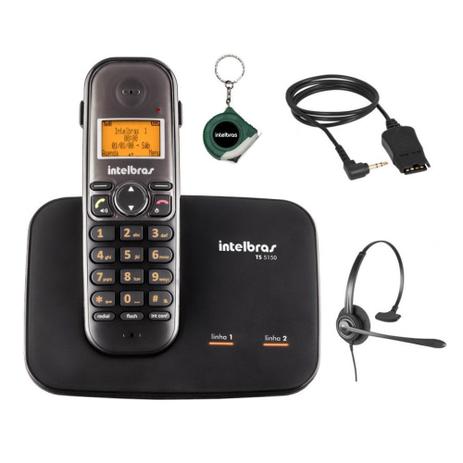 Kit Aparelho Telefone Sem Fio TS 5150 Com Headset Intelbras é boa?