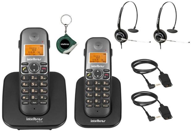 Menor preço em Kit Aparelho Telefone TS 5120 Bina Ramal e THS 55 Intelbras