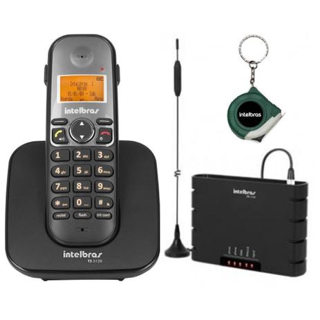 Kit Aparelho Telefone TS 5120 Intelbras entrada para chip Menor preço em Kit Aparelho Telefone TS 5120 Intelbras entrada para chip