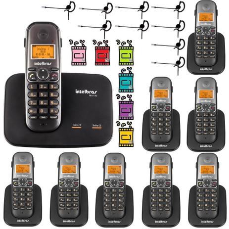 Kit Aparelho Telefone TS 5150 Bina 2 Linhas 8 Ramal Headset - Intelbras Menor preço em Kit Aparelho Telefone TS 5150 Bina 2 Linhas 8 Ramal Headset - Intelbras
