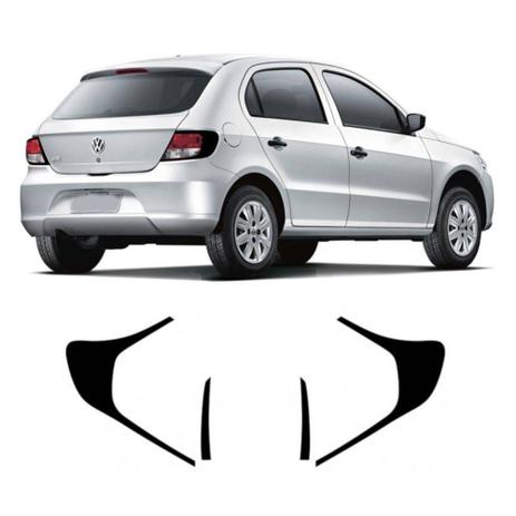 Kit Aplique Lanterna Traseira Adesivo Máscara Negra Farol Gol G5 2009 2012 Volkswagen - Decal line Menor preço em Kit Aplique Lanterna Traseira Adesivo Máscara Negra Farol Gol G5 2009 2012 Volkswagen - Decal line