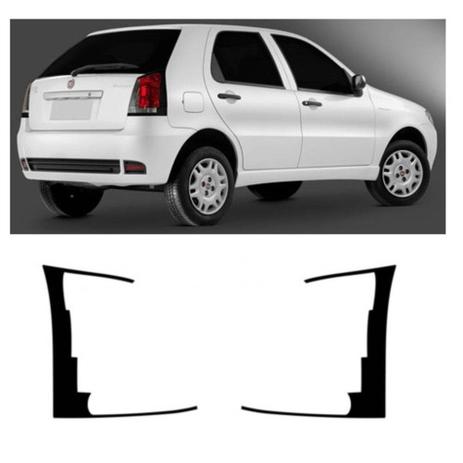 Kit Aplique Lanterna Traseira Adesivo Máscara Negra Farol Palio G3 Fiat - Decal line Menor preço em Kit Aplique Lanterna Traseira Adesivo Máscara Negra Farol Palio G3 Fiat - Decal line
