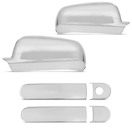 Kit Aplique Retrovisor Cromado + Aplique Maçaneta Cromado Gol G3 00 a 05 Gol G4 06 a 13 2 Portas - Prime Menor preço em Kit Aplique Retrovisor Cromado + Aplique Maçaneta Cromado Gol G3 00 a 05 Gol G4 06 a 13 2 Portas - Prime