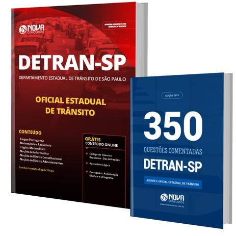 Kit Apostila Oficial Estadual de Trânsito + Livro de Questões DETRAN-SP 2019 - Nova é boa?