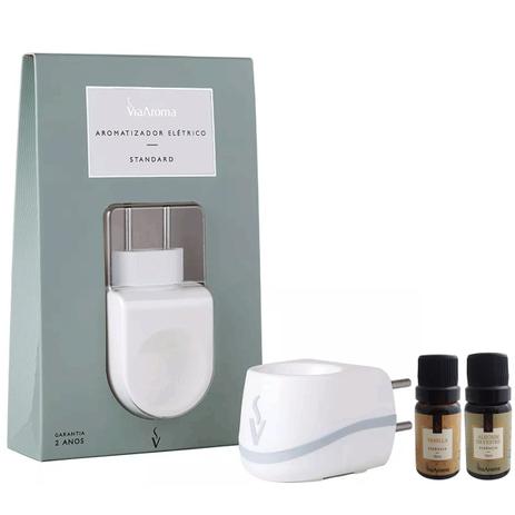 Kit Aromatizador Elétrico Plástico Essências Via Aroma Alecrim Silvestre E Vanilla Menor preço em Kit Aromatizador Elétrico Plástico Essências Via Aroma Alecrim Silvestre E Vanilla
