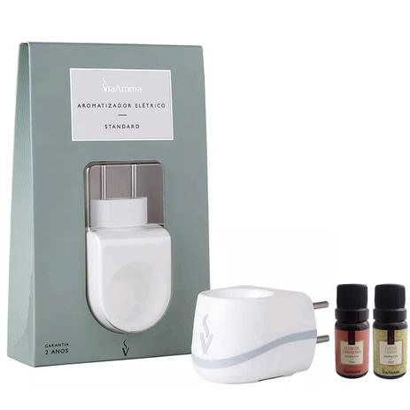 Kit Aromatizador Elétrico Plástico Essências Via Aroma Flor De Cerejeira E Capim Limão é boa?