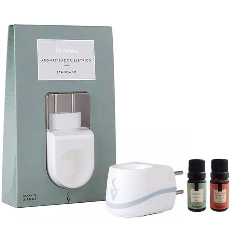 Kit Aromatizador Elétrico Plástico Essências Via Aroma Maçã Com Canela E Bamboo Menor preço em Kit Aromatizador Elétrico Plástico Essências Via Aroma Maçã Com Canela E Bamboo