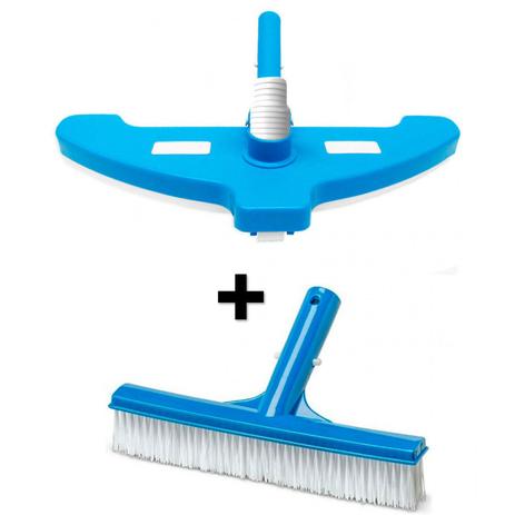 Kit Aspirador Asa Delta com 3 Rodas Sem Cabo + Escova para Piscina Netuno Menor preço em Kit Aspirador Asa Delta com 3 Rodas Sem Cabo + Escova para Piscina Netuno