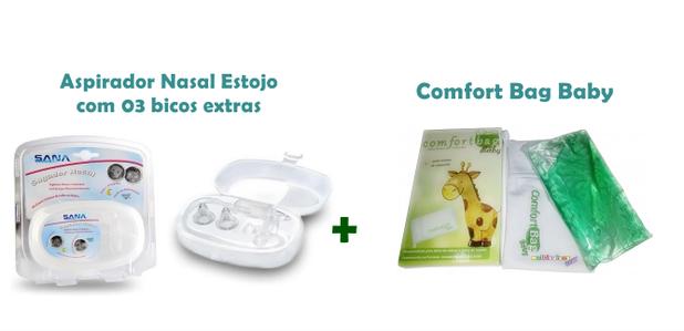 Kit Aspirador Nasal Estojo c/ 3 bicos extras + Bolsa Térmica Comfort Bag Baby - Sana babies / carbogel Menor preço em Kit Aspirador Nasal Estojo c/ 3 bicos extras + Bolsa Térmica Comfort Bag Baby - Sana babies / carbogel
