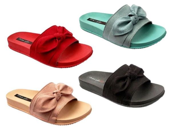 Kit Atacado 10 Pares de Sandália Slide Feminina com Laço do 34 a 39 - Miss  Liz - Sandália Feminina - Magazine Luiza