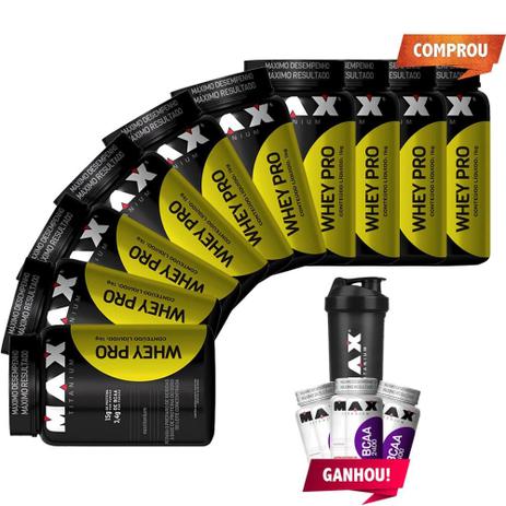 Kit Atacado Revenda Whey Protein 10 Max Titanium + Brinde Menor preço em Kit Atacado Revenda Whey Protein 10 Max Titanium + Brinde