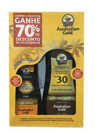 Kit Australian Gold Protetor Fps 30 237G + Acelerador 125G é ruim? Kit Australian Gold Protetor Fps 30 237G + Acelerador 125G é boa?