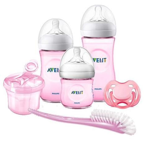 Kit Avent Petala Rosa 6Pçs Mamadeira Dosador Escova Chupeta - Philips Avent Menor preço em Kit Avent Petala Rosa 6Pçs Mamadeira Dosador Escova Chupeta - Philips Avent