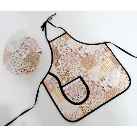Kit Avental Infantil + Touquinha Mestre Cuca - Patchwork - Recanto da costura Menor preço em Kit Avental Infantil + Touquinha Mestre Cuca - Patchwork - Recanto da costura