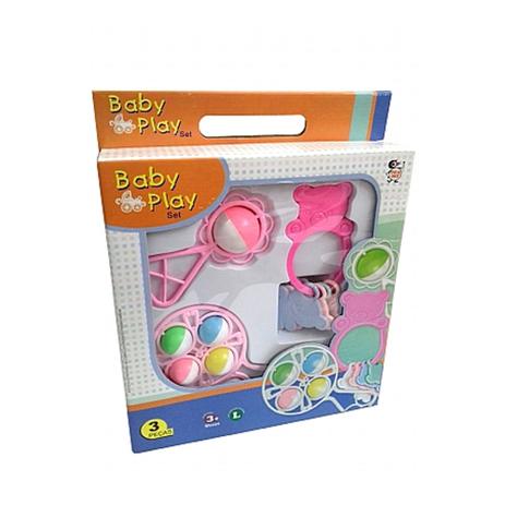 Kit Baby Play Bebê 3 Peças Chocalho Mordedor - Pica pau Menor preço em Kit Baby Play Bebê 3 Peças Chocalho Mordedor - Pica pau