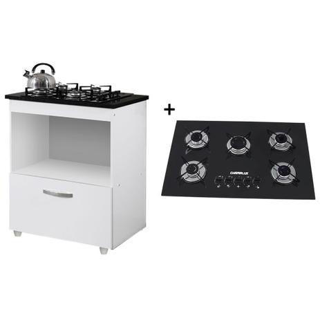 Kit Balcão Cooktop 1 Porta BR C/Fogão Cooktop 5 Bocas - Kaiki móveis é boa?