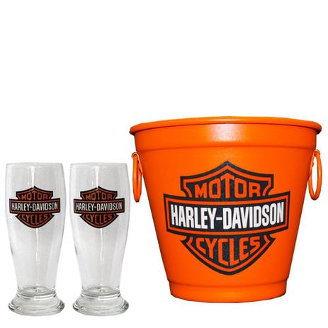 Kit Balde Cerveja + 2 Tulipa Harley Davidson Home Bar - Decore fácil shop é ruim? Kit Balde Cerveja + 2 Tulipa Harley Davidson Home Bar - Decore fácil shop é boa?