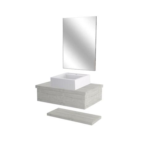 Kit Bancada P/ Banheiro Compace Metrópole 606 Cuba Q390 Snow é boa?