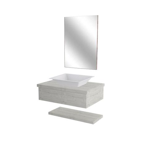 Kit Bancada P/ Banheiro Compace Metrópole 606 Cuba RT45 Snow é boa?