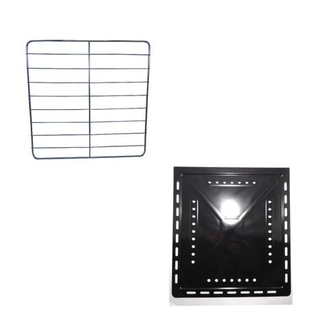 Kit Bandeja + Grelha Grade Forno Eletrico Fischer Grill 44 L Menor preço em Kit Bandeja + Grelha Grade Forno Eletrico Fischer Grill 44 L