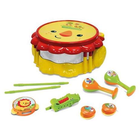 Kit Bandinha Infantil Leao Fisher Price FUN 8297-0 Menor preço em Kit Bandinha Infantil Leao Fisher Price FUN 8297-0
