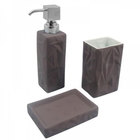 Kit banheiro emborrachado cinza - 3 pcs - Btc decor é boa?