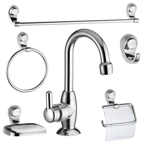 Kit Banheiro Lorenzetti Attic 05 Peças com Torneira ABS Cromado é boa?